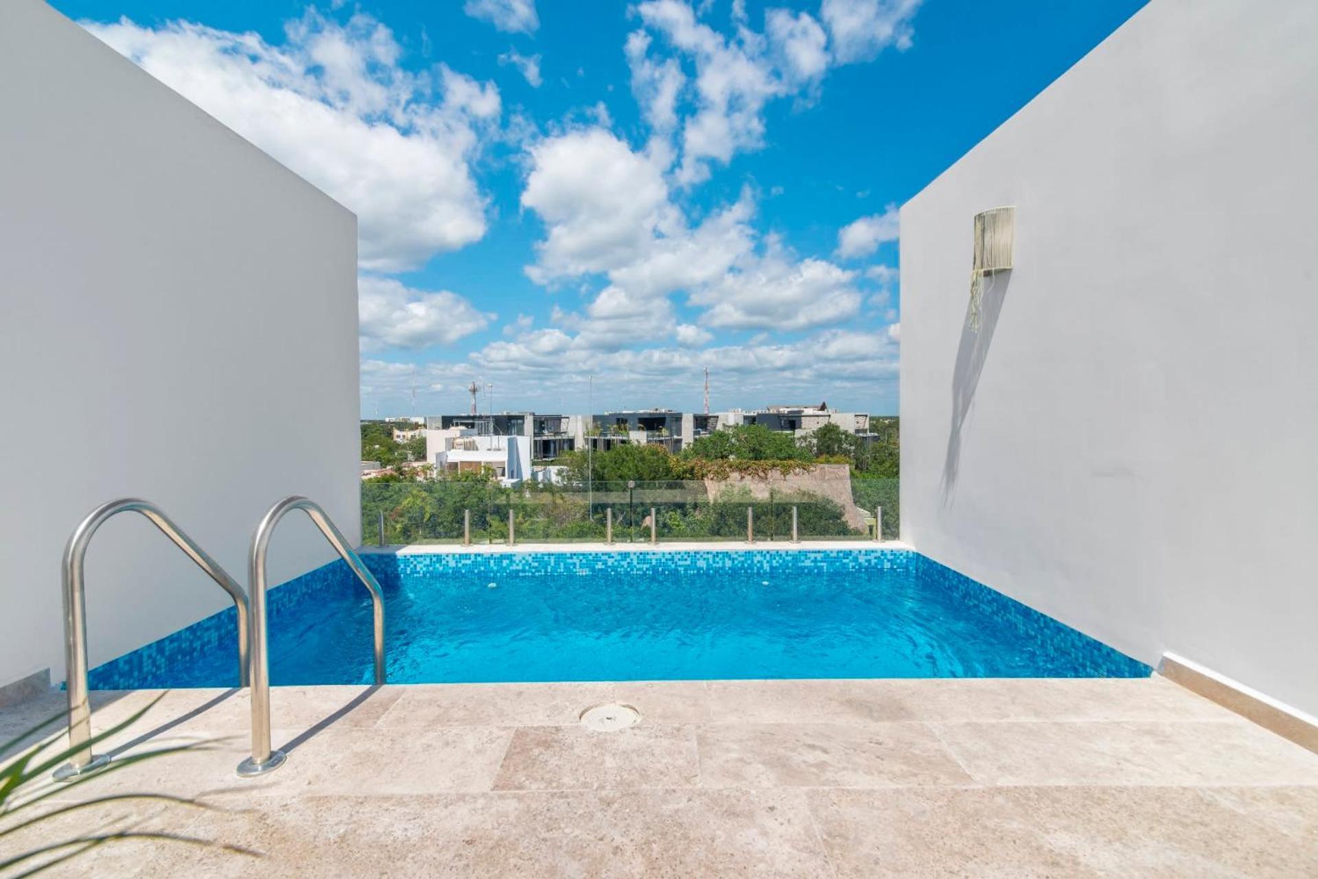 Serenity In The Sky - Studio With Rooftop And Plunge Pool Lejlighed Tulum Eksteriør billede